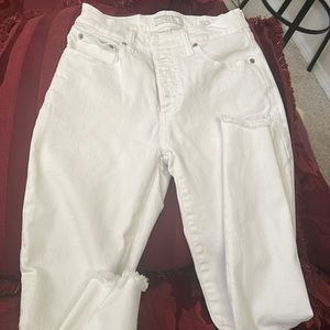 Women’s white lucky brand pants